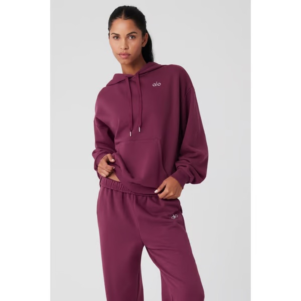 Alo Yoga Accolade Hoodie Wild Berry